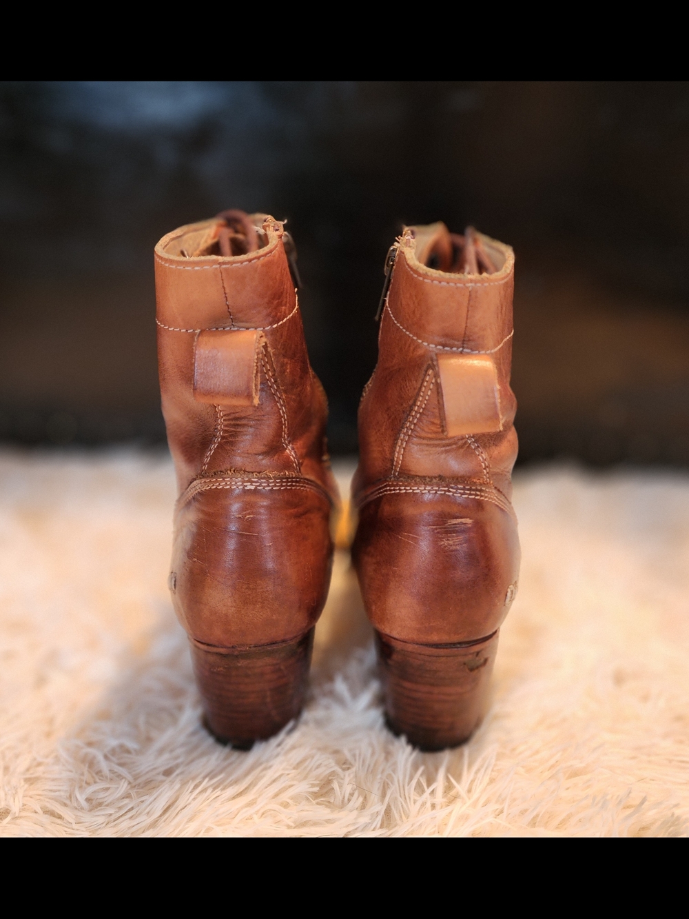 Bed Stu Judgement Leather Lace-Up Ankle Boots - Picture 5 of 7